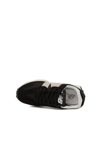 Кроссовки женские New Balance ND No Brand 327 Black White чёрно-белые демисезоны (327367437)