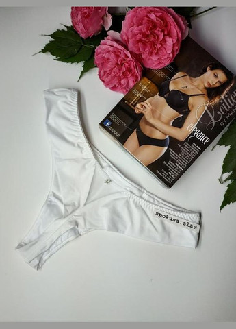 Изумительные женские черные трусики-стринги 6034 лейлив Leilieve (324833006)