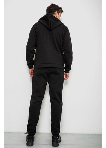 Спортивний костюм чоловічий на флісі, колір чорний, 238R58692 Ager (357207266)