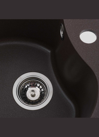 Гранітна мийка для кухні 480 TURAS матова Мокко Platinum (269793653)