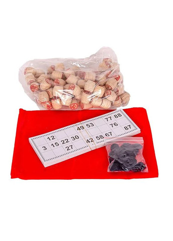 Класичне лото з дерев'яними барильцями в дерев'яній коробці (1958578653) No Brand (324744514)