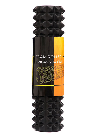 Масажний ролик EVA 45 x 14 см (валик, роллер) XR-0334 Black Cornix (304252807)