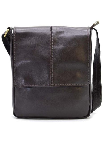 Сумка мессенджер через плечо мужская из натуральной кожи маленькая для документов формата А5 Коричневый 35740 TARWA (361401031)