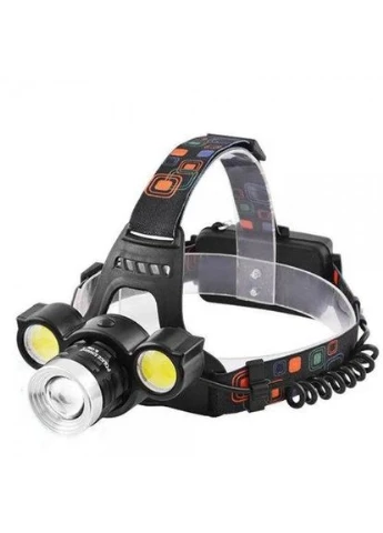 Налобный аккумуляторный фонарь HeadLight BL-001 диод T6+Cob, Налобный фонарик с USB зарядкой, с линзой LB-13 JS (378152841)