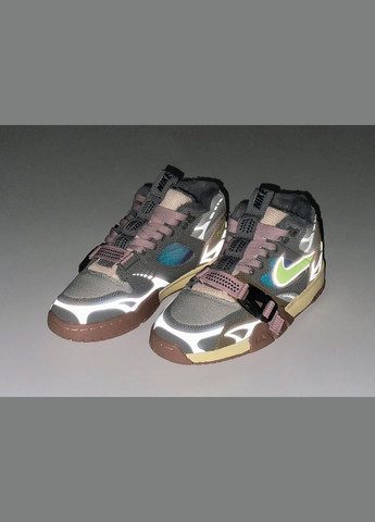 Бежеві Зимовий кросівки зимові чоловічі nike air trainer 1 sp winter beige fur | найк аір трейнер 1 сп бежеві з хутром No Brand