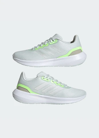 Кроссовки Runfalcon 3 adidas зелёные всесезоны (400119630)