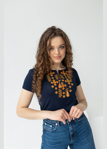 Жіноча футболка вишиванка "Зоряне сяйво" MEREZHKA (288645013)