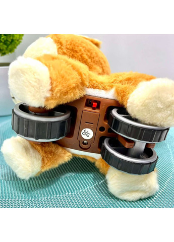 Собачка -каталка на палочке интерактивная украинский язык Коричневая (M 6246 I UA) No Brand (365653703)