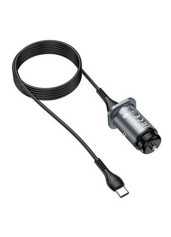 Автомобильный адаптер + кабель TypeC Cable Wise road dual port car charger NZ4 2USB 4.8A Hoco (279554612)