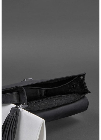 Шкіряна жіноча бохо-сумка Лілу чорна Crazy Horse BlankNote кросс-боди (348359206)