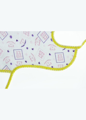 Нагрудник на завязках трикотажный 30*35 см Мишутка желтый 6м+ (39357) BABYKROHA (312269502)