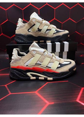 Комбіновані Осінні кросівки чоловічі adidas niteball адідас найтбол No Brand