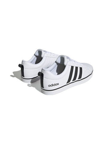 Белые всесезонные кроссовки vs pace 2.0 3-stripes branding synthetic nubuck adidas