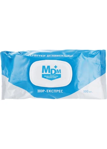 НОР-Экспресс салфетки дезинфицирующие 100шт (559375-27062495) MDM (368665827)
