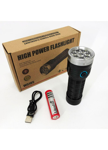 Потужні акумуляторні льодові ліхтарики PLD W5185-8XHP360, Портативний світлодіодний ліхтар TN-988 із зарядкою Bailong (352769370)