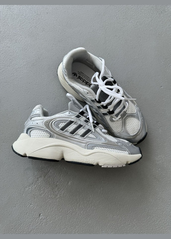 Серые демисезонные кроссовки мужские и женские adidas ozmillen gray | озмиллен серые No Brand