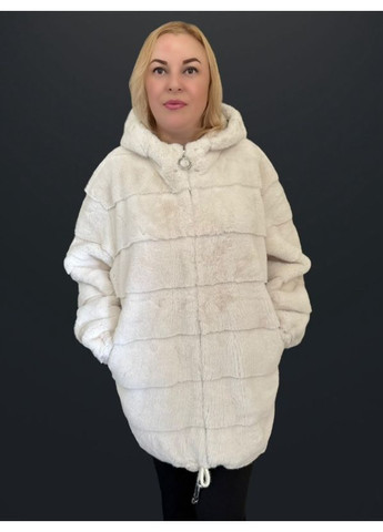 Женская шубка из эко меха с капюшоном и съемной опушкой Value Plus (358655683)