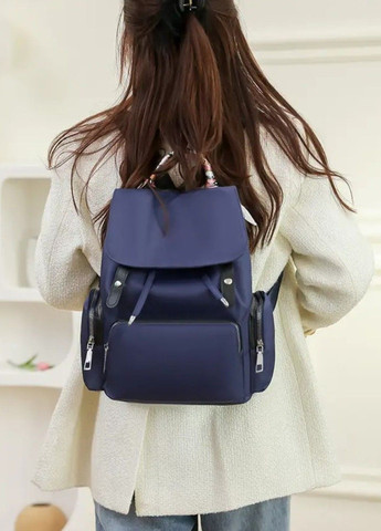 Стильный городской женский рюкзак Marine Blue Romantic No Brand (292015533)