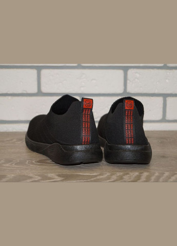 Черные демисезонные кроссовки мужские без шнурков SWIN SHOES 1022-1