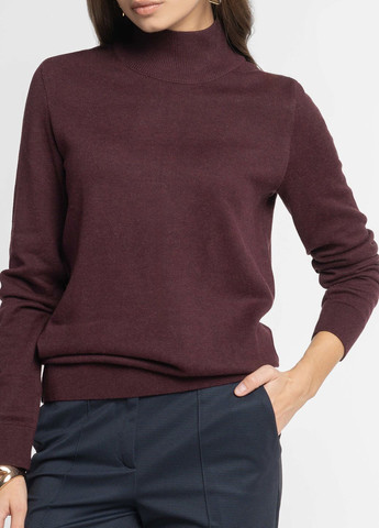 Бордовий зимовий светр жіночий бордовий Arber T-neck FW AM1