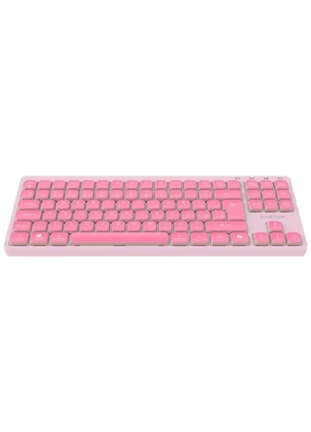 Клавіатура Pink (ek12454) Canyon OnType 10 TKL Mechanical Silent Low-profile USB UA (392041669)