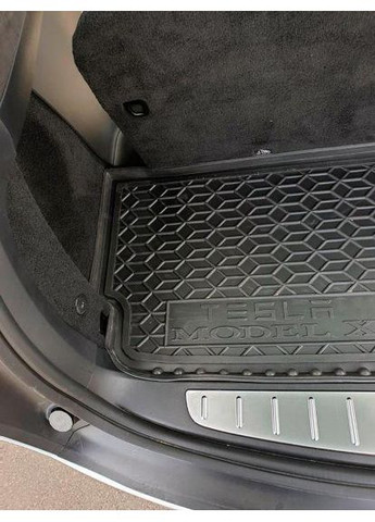М'який поліуретановий короткий килимок в багажник Tesla 2016- короткий/Тесла Модел Ікс Avto-Gumm Model X (360614914)
