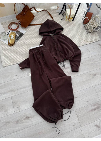 Жіночий спортивний костюм: Худі на блискавці + Штани MonCher (364864208)