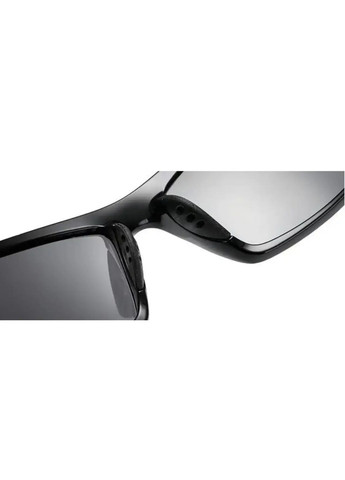 Сонцезахисні спортивні окуляри чоловічі прямокутні чорні UV400 пластикові легкі для бігу велоспорту активного відпочинку No Brand (364859639)