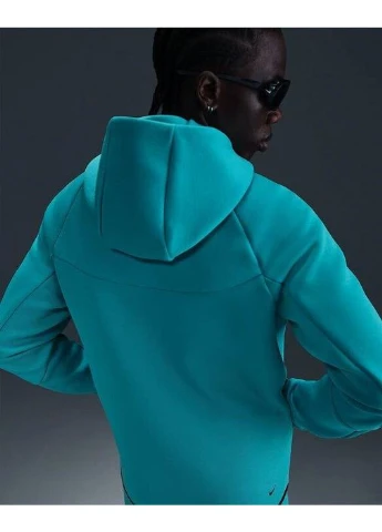 Толстовка мужская Tech Fl. 2025 Turquoise HV0949-345 Nike (380653776)