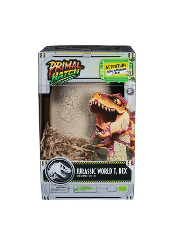 Primal Hatch: Інтерактивний тиранозавр Рекс в яйці No Brand (360767956)