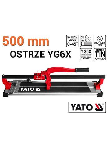 Ручной плиткорез YT3706 YATO (316391034)