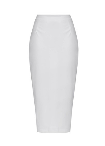 Белая кэжуал однотонная юбка Garne