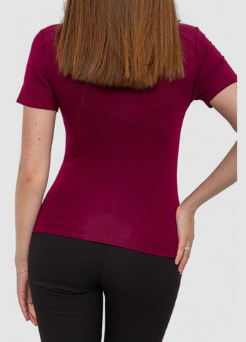 Бордовая демисезон футболка женская, цвет красный, Ager