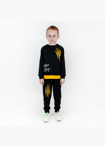 Комбинированный демисезонный костюм для мальчика dexter`s enjoy life черный;жёлтый dexter's