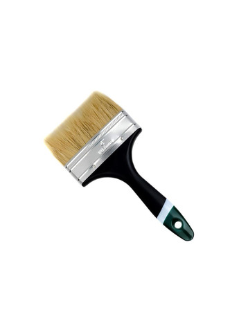 Кисть малярная плоская 4" натуральный ворс для любых малярных работ Intertool (332202970)