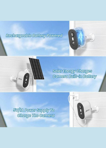 WiFi відеокамера C2, 3Mp, 5200mAh, +сонячна панель (1251) Anran (333832034)