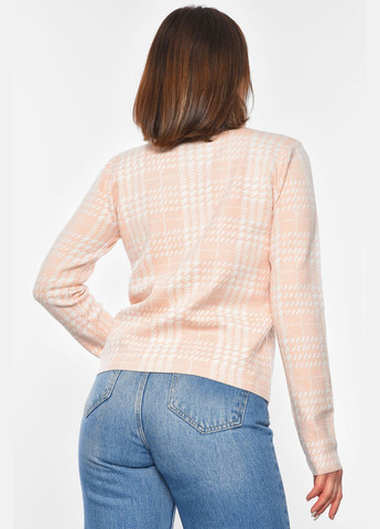 Персиковий демісезонний светр жіночий персикового кольору пуловер Let's Shop