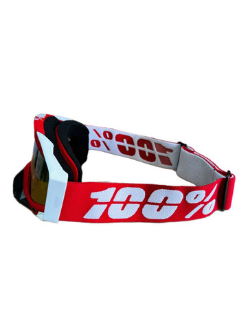 Мото очки мотоочки кроссовые эндуро Profi Red 100% с поляризацией China (370677348)