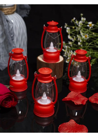 Светодиодный маленький фонарь-ночник в форме лампы, красный. No Brand (357205474)