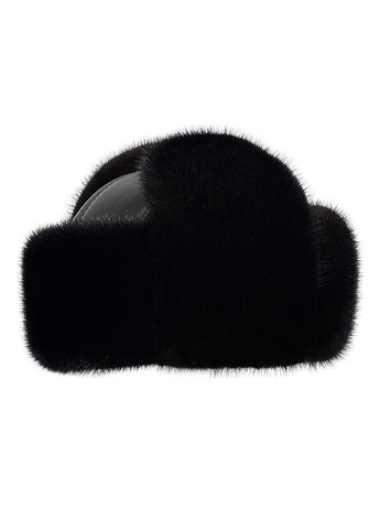 Чоловіча хутряна шапка норкова вушанка класична з натуральною шкірою Меховой Стиль Вова (301647363)