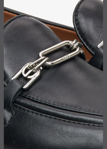 Estro Лоферы, цвет черный черный з, украина — демисезон (324030265)