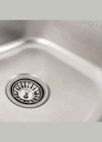 Кухонна мийка з нержавіючої сталі ДЕКОР 6642 (0,8/180 мм) Valeso (305296192)