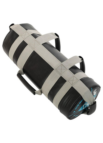 Мішок обважнювач для функціонального тренінгу Power Bag LP8120-25 25кг (PVC, вага 25кг, чорний-сірий) LiveUp (361440139)