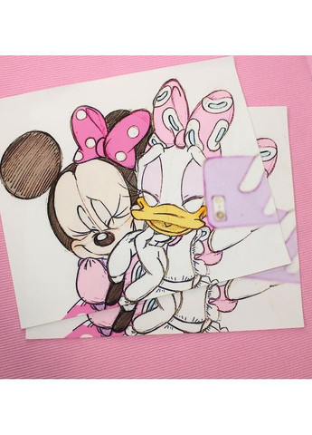 Нашивка тканева "MinnieDaisy" намальована (4506) No Brand (363319991)