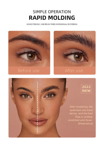 Помада для бровей Brow Shaping Eyebrow Cream 01 прозрачный Dragon Ranee (315424356)