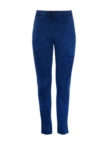 Легінси штани жіночі турецькі бавовняні варенка Синій Swansea (289201811)