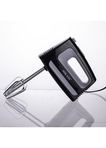 Стаціонарний міксер CX-6622 з чашею 3,5 л, 400 Вт, 5 швидкостей, 2 насадки Чорний Sokany (368765230)