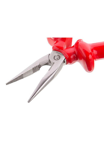 Щипцы удлиненные прямые 160 мм с покрытием Pearl Nickel для работы с электричеством до 1000 В Intertool (335400323)