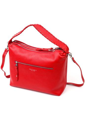 Вмістка жіноча сумка шкіряна червоний 20849 Karya (329195588)