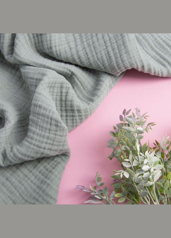 Тканина бавовняна платтяна Муслін 250 см, 210 г/м2 4 шарова для суконь, блузок, спідниць, халатів і костюмів полин IDEIA (306459524)